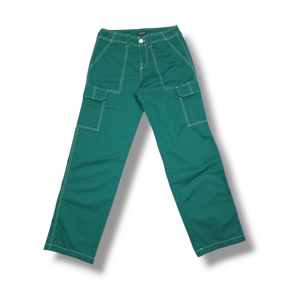 True Religion Military White Single Stitch Green Cargo Pants Women's 27x32